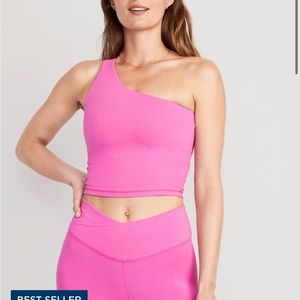 Light-Support PowerChill One-Shoulder Longline Sports Bra for Women NEVER WORN